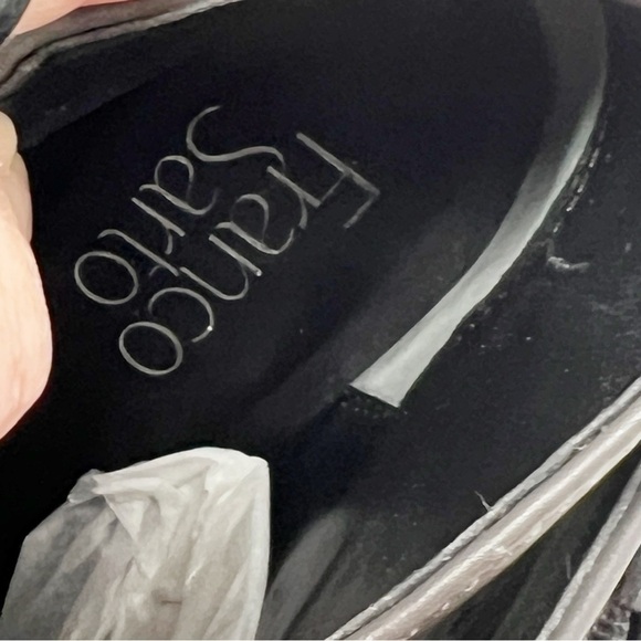 FRANCO SARTO GRAY FAUX LEATHER SIDE ZIP BOOTIES WITH BUCKLE IRISH WOMENS 8 NEW - Picture 9 of 9